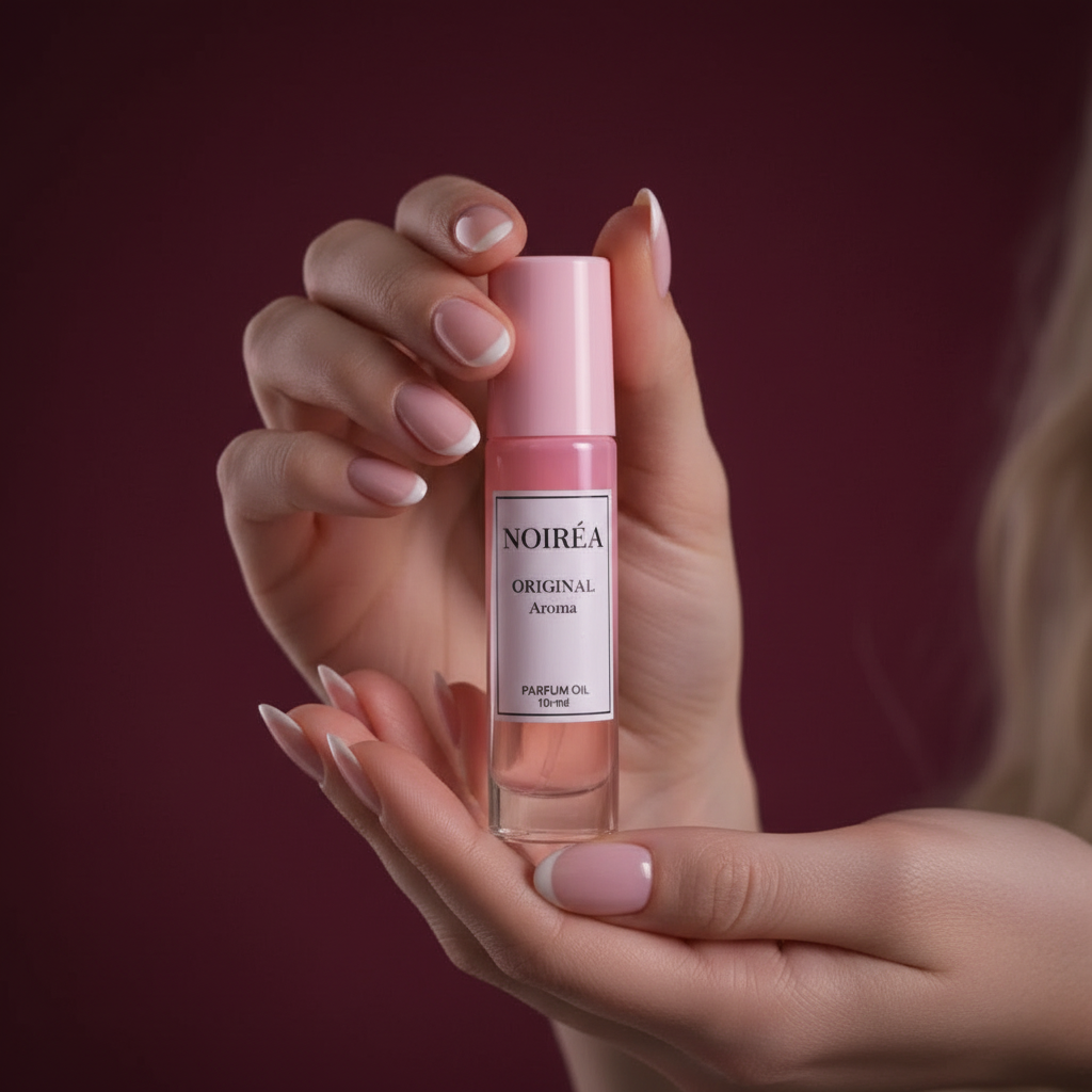 NOIRÉA Parfum Oil Elegant Hand Shot